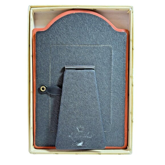 Hallmark  Photo Frame Shell With Peach Wash Ceramic 4.75x3.75” 2x3” Photo - Picture 4 of 10